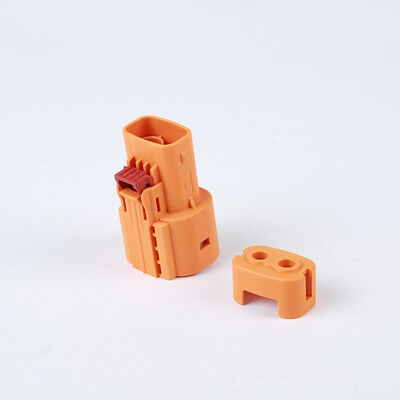 EV High Voltage Interlock Connector 2 Pin Straight Type for Energy Storage & Electric Vehicles