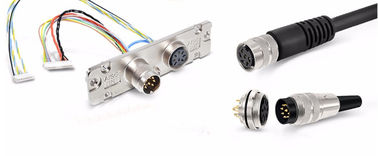 IP67 IP68 8 PIN M12 Circular Connector USB Type C Cable OTG Adapter