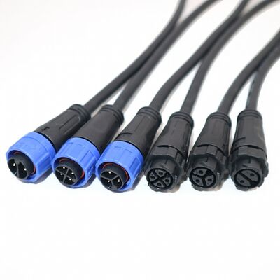 IP67 Conector circular de bloqueo rápido impermeable 2 ′5 pin 8 ′15A para motocicleta eléctrica