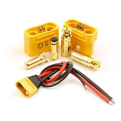 AS150U Enchufe de aviación contra chispas Conector de alta corriente con pines de señal No. 8 Cable de silicona