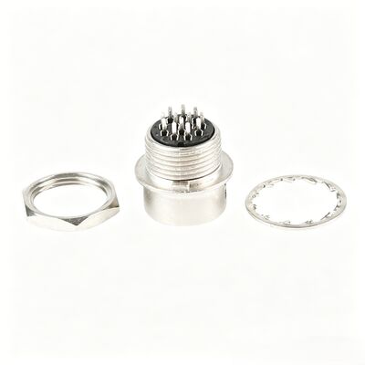 Conector circular HR10A Serie 12 pines, tipo soldadura macho/hembra, receptáculo para cámaras industriales