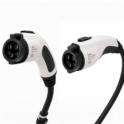 Suministro de fábrica SAE J1772 Tipo 1 Enchufe de carga de vehículos eléctricos 32A 240V Conector CA para carga de vehículos eléctricos