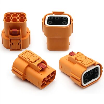 Conector HVIL de serie cuadrada pequeña 800V 46A enchufe impermeable para vehículos de nueva energía