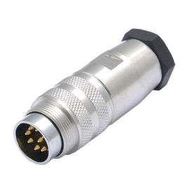 conector anti circular del sensor AISG del metal del diseño M16 8pin del tornillo de cierre de la vibración ip67