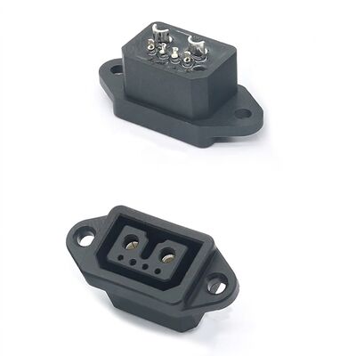 40A 500V Conector de carga LEV a prueba de agua con toma de señal de 2 + 4 pines RitianLink