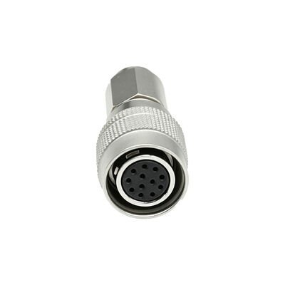 Conector circular hembra de 12 pines compatible con HR10A-10P-12S